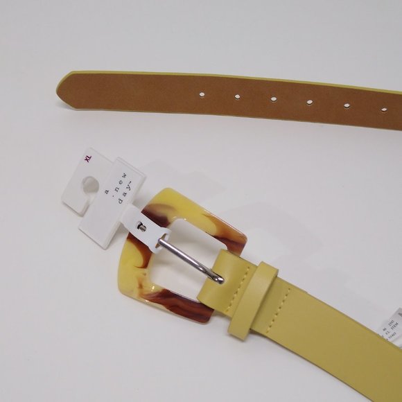 A New Day Belt Women X-Large Style: AC754 Closet Staple Summer Yellow NWT - Picture 3 of 8